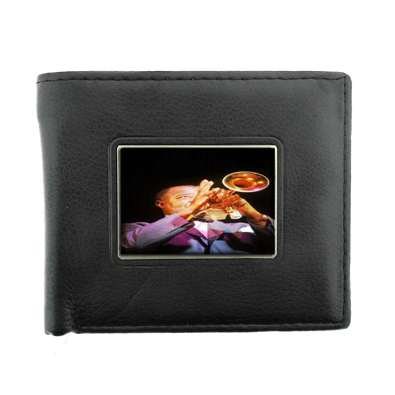 Louis Armstrong With Trumpet Bifold Wallet 332
