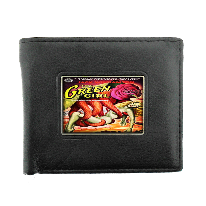 Green Girl Sexy Sci-Fi Bifold Wallet 410