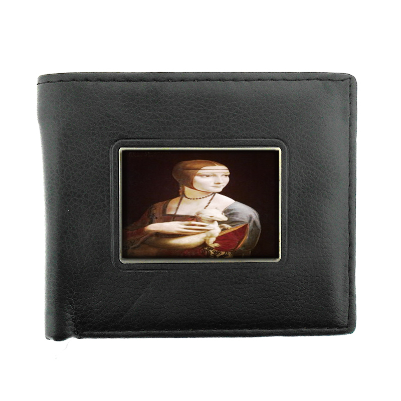 Leonardo da Vinci Lady Ermine Bifold Wallet 430