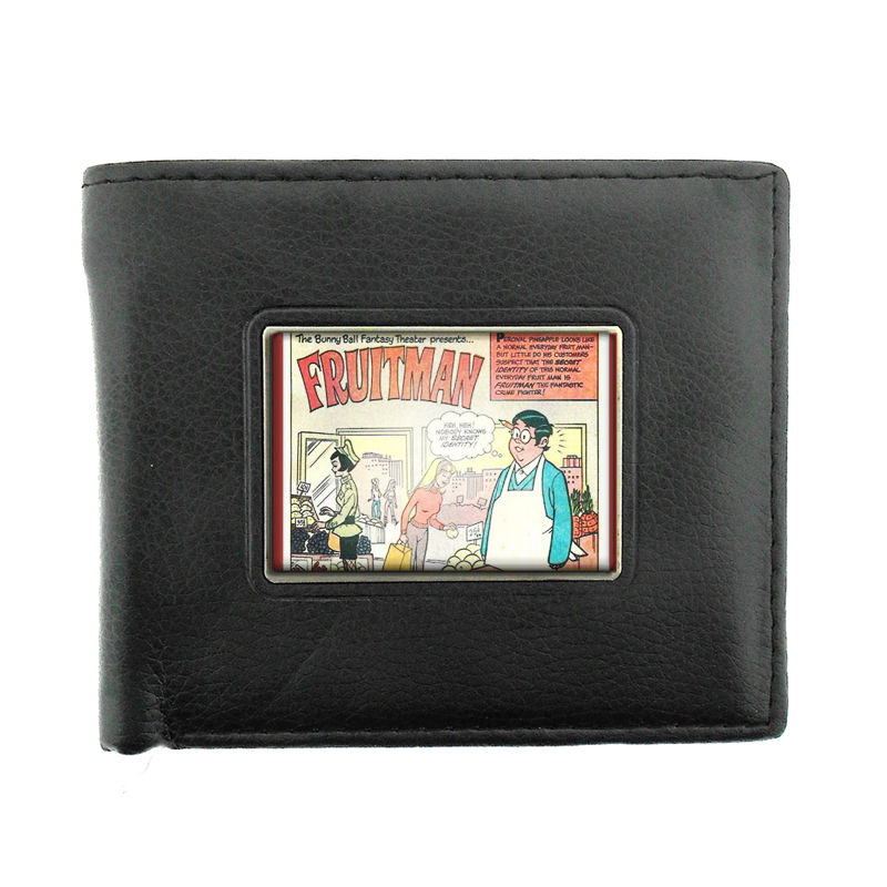 Fruitman Gay Superhero Comic Bifold Wallet 511