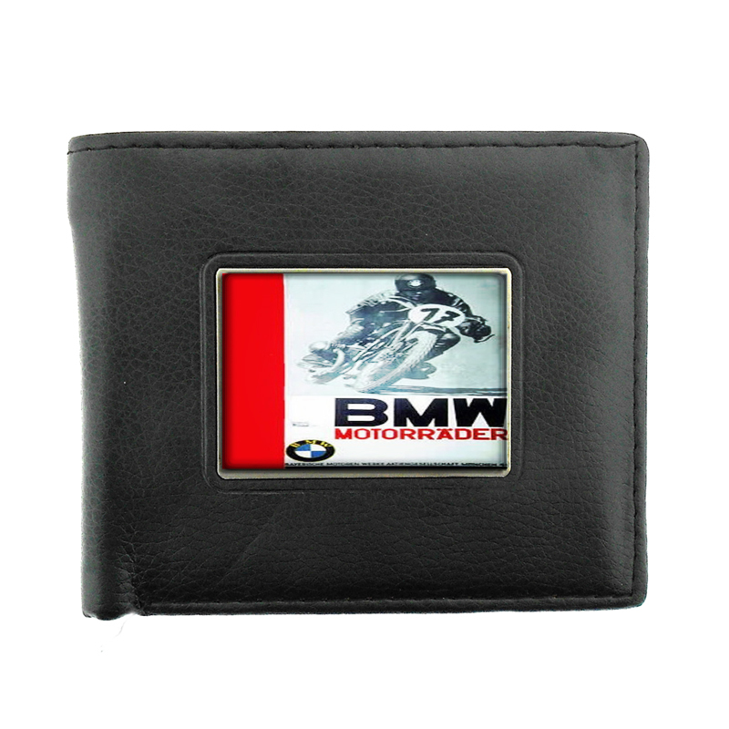 BMW Motorcycle Vintage Poster Bifold Wallet 576