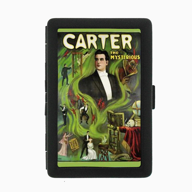 Carter the Great Poster Magic Black Cigarette Case 015