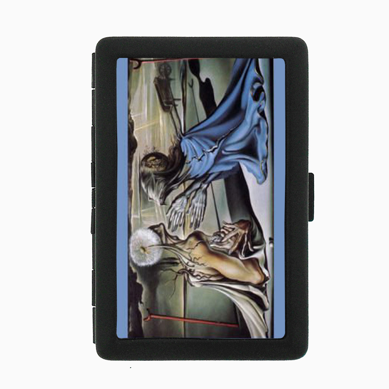 Salvador Dali Tristan And Isolde Black Cigarette Case 096