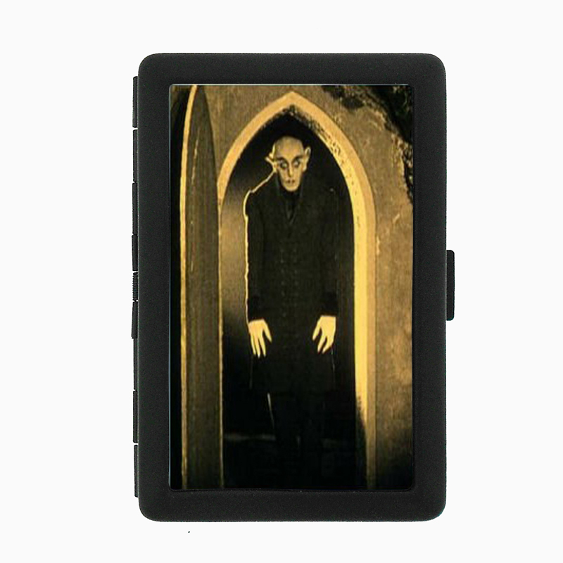 Nosferatu Dracula 1922 Vampire Black Cigarette Case 202 - $13.48