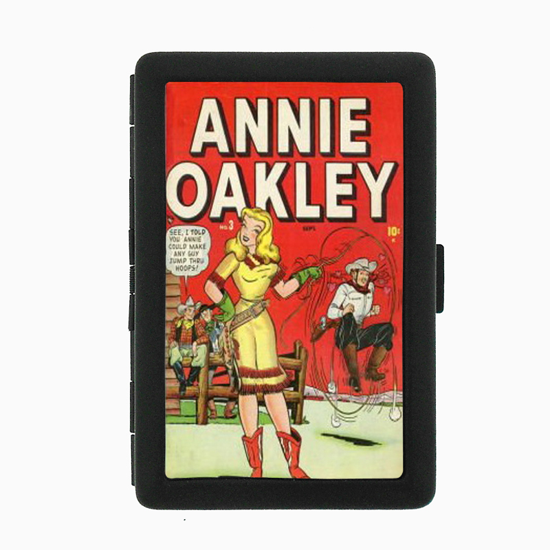 Annie Oakley 1948 Comic Book Double-Sided Black Cigarette Case 226