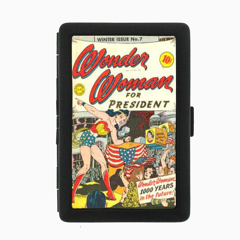 Wonder Woman Comic Book 7 1943 Black Cigarette Case 308