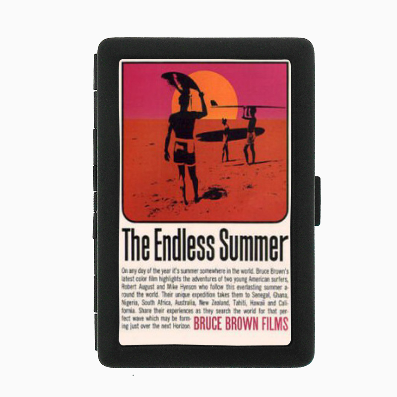 Endless Summer Bruce Brown Surf Black Cigarette Case 399