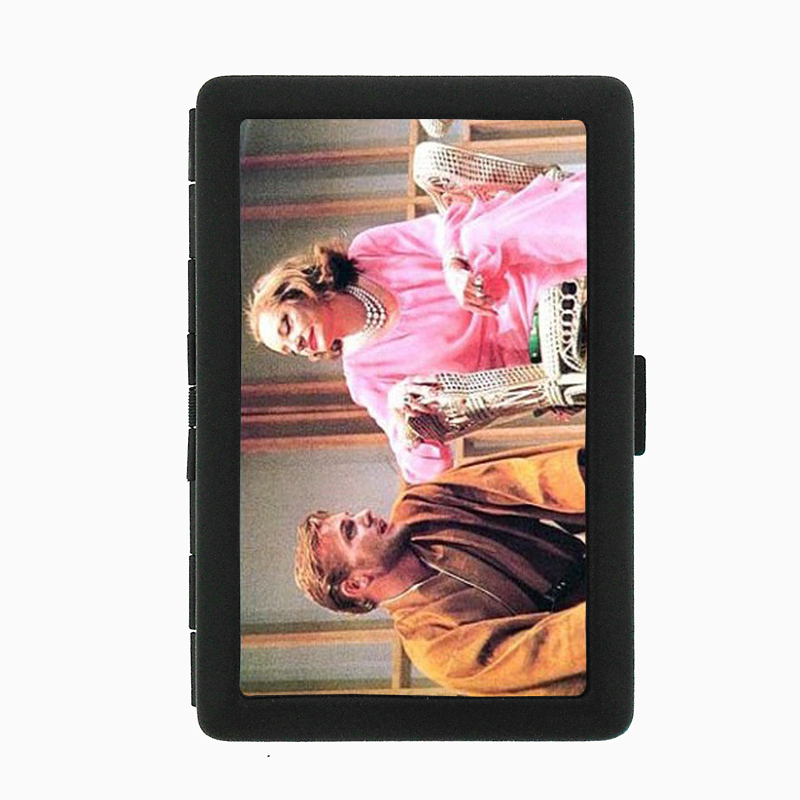 TAB HUNTER, TALLULAH BANKHEAD Black Cigarette Case 482