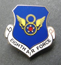 Eighth Air Force 8th USAF Hat Jacket Lapel Pin 1 inch US - £4.50 GBP