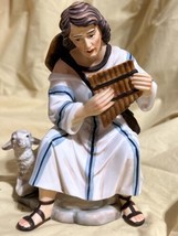 2000 Grandeur Noel SHEPHERD Replacement Nativity Figure Hand Painted O&#39;well - $15.79