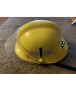 Firecraft Firefighter Helmet + Shield Lining Western Fire Equip 1980 - $2,266.05 MXN
