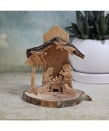 Handmade Olive wood Nativity Set Made in The Holy land, Home Decor Nativ... - £31.65 GBP