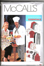 McCalls M2233 Adult XXL Kitchen Chef Uniform Essentials Sewing Pattern New - £7.43 GBP