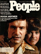 People Magazine December 2, 1974 Hugh Hefner Raw new Biography adds to problems - £6.00 GBP