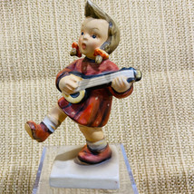 Vintage Napco Paper Label Japan Ceramic 6&quot; Figurine The Strummer - £18.46 GBP