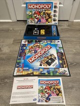 100% COMPLETE Monopoly Gamer Nintendo Mario Bros Battle Edition Board Game - $8.87