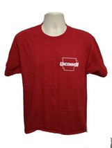 Uncommon University of Arkansas Razorbacks Football Adult Large Burgundy TShirt - $19.80