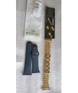 Adjustable Golden &amp; Blue Watch Straps For Apple Watches - S/M 38/40/41MM - $8.99