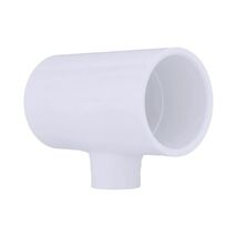 Reducing Tee 3/4&#39;&#39; x 1-1/4&#39;&#39; x 1-1/4&#39;&#39; PVC White, Charlotte Pipe 02400 5... - $0.99