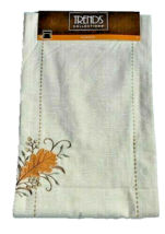 Thanksgiving Fall Leaves Table Runner Embroidered 72x13 Cabin Lodge Trends - $36.23