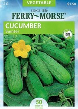 GIB Cucumber Sumter Vegetable Seeds Ferry Morse  - $9.00