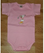 Baby Bodysuit Cute Daisy Duck Golfing  6-12 Month Pink NEW - $12.00