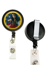 1 Wonder Woman Movie ID Card Reel, Belt Clip, Extends to 24 Inches, Black #1 - £10.02 GBP