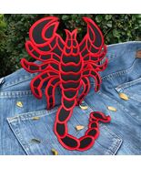 Red Scorpion Patrol Large Back Patch 11 Inch Big Size XL XXL Embroidered... - $27.90