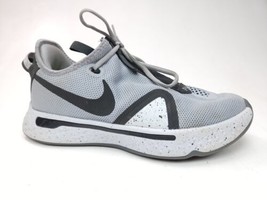 Nike Mens PG 4 CK5828-001 Gray Basketball Shoes Sneakers Size 8 - £31.93 GBP