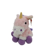 Fiesta Plush Unicorn Scruffy 9.5 Inch Stuffed Animal Pink Kids Gift Toy - £11.92 GBP