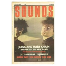 Sounds Magazine January 11 1986 npbox229 Jesus And Mary Chain Ozzy Osbourne East - £7.75 GBP