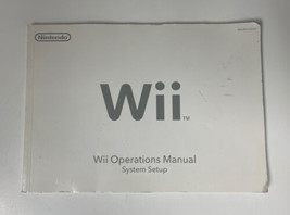 Nintendo Wii Operations Manual System Setup - £7.76 GBP