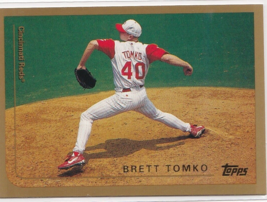 Brett Tomko Reds Pitcher 1999 Topps Card # 145 Near-Mint - £1.15 GBP