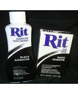 BLACK Rit Dye CHOOSE Liquid Bottle or Powder Concentrate #15 Azabache Fa... - $25.40 CAD+
