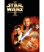 1999 Star Wars Episode I The Phantom Menace 25th Anniversary Poster 11X17  - £9.19 GBP