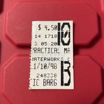Practical Magic Waterworks Cinema Movie Theater Ticket Stub Vtg November... - $13.49