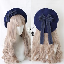 Japanese sweet autumn winter warm retro  beret ita hand? Painter hat - $140.00