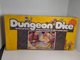 Dungeon Dice Board Game Vintage Rare 1977 Parker Bros. Complete Set Used (p) - £38.93 GBP