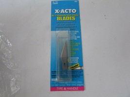 X-ACTO X221 NO .11 STAINLESS STEEL BLADES 5 TO A PKG NEW  S1 - $4.23