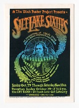 Salt Lake Sixties Utah Poster Show Postcard Vintage 1995 Neil Passey 06941 - £19.42 GBP