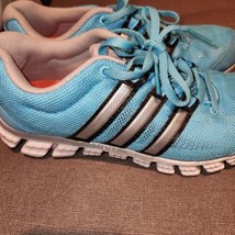 Adidas Adiprene Womens  Lite Blue Silver Athletic Running Shoes, size 6.5 - £15.11 GBP