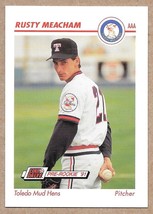 1991 Line Drive AAA #592 Rusty Meacham Toledo Mud Hens - £1.56 GBP