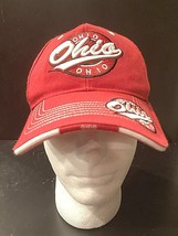 Ohio Baseball Hat Cap Mens Red Embroidered City Hunter Authentic Headwear Adjust - £3.87 GBP