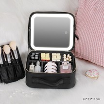 Cosmetic Bag with LED Light &amp; Full-Screen Mirror - £50.78 GBP