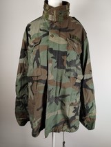 US Military Cold Weather Coat Field Jacket Adult Small Woodland Camo - Blemished - £21.90 GBP