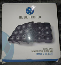 The Brothers Tod Silicone Ice Ball Mold Makes 9 Balls NEW - £24.07 GBP