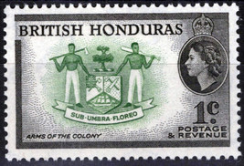 ZAYIX -British Honduras 144 MNH Coat of Arms 041123-S125M - £1.18 GBP
