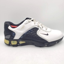 Nike Men&#39;s Size 11.5 Air Max Rejuvenate S White Leather Golf Shoes 31761... - $19.75