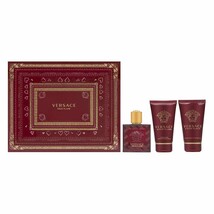 Versace Eros Flame for Men 3 Piece Set Includes: 1.7 oz Eau de Parfum Spray + 1. - £71.26 GBP