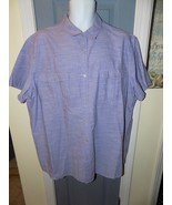APT 9 Short Sleeve Textured Purple Button Down Shirt Size 2XL Men&#39;s NEW - €31,84 EUR